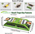 Roach Trap (20Pack) -Cockroach Traps Indoor with Bait,Roach Motel -Child Hild & Pet Friendly