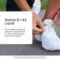 THORNE Vitamin D + K2 Liquid with a Metered Dispenser - Vitamins D3 and K2 to Support Healthy Bones and Muscles* - 1 Fl Oz (30 Ml) - 600 Servings