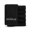 Arkwright Makeup Towels - Pack of 6 - Ultra Soft & Gentle Microfiber Coral Fleece Washcloth Face Make up Remover, Reusuable Eraser Cloth