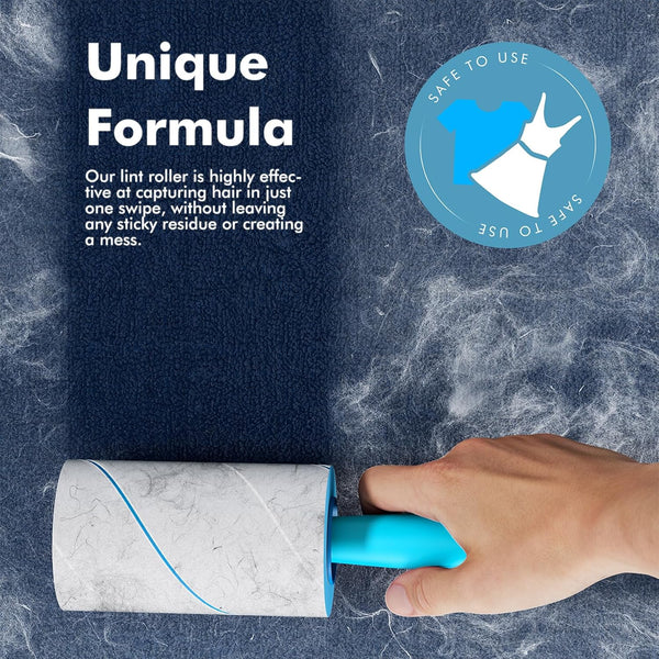 Lint Rollers for Pet Hair Extra Sticky, 1200 Sheets Mega Value Set Lint Rollers for Pet Hair Removal, Dog and Cat Lint Remover for Clothes,