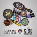 GIBS Signatur Series Skull Hair & Tattoo Oil (Skull Jars) - Softens & Strengthens Beard Growth, Moisturizes Skin