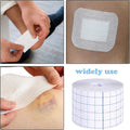 Nuanchu 2 Rolls Non-Woven Cover Roll Stretch Tape Non-Woven Adhesive Bandages Breathable Bandage Tape Cohesive Wrap Bandages Protective Stretch