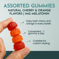 Chewable Sleep Aid Tablets - Natural Supplement for Children and Adults - Helps Fall Asleep Faster and Stay Sleeping Longer (Gummies, 60 Count)