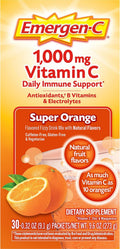 Emergen-C 1000Mg Vitamin C Powder for Daily Immune Support Caffeine Free Vitamin C Supplements with Zinc and Manganese, B Vitamins and