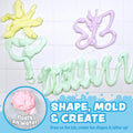 Tub Works® Fluffy Foam Soap, Variety 6 Pack | Shape, Mold & Create Bath Art with Soft Bath Foam for Kids | Gentle, Cleansing Kids Bath Soap |