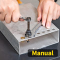 HIFESON Hand Rivet Nut Tool, Rivnut Tool - Metric & SAE with 30pcs Steel Rivet Nuts，Rivet Nut Kit with Sturdy Case Packed, Designed for Tight