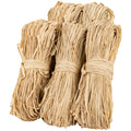 Sukh Natural Raffia Ribbon - 6PCS Raffia Straw for Florist Bouquets Decoration Crafts Ribbon for Wrapping Christmas Birthday