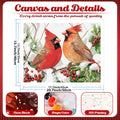 Hkejoi Christmas Paint by Numbers Kit for Adults - Cardinal Paint by Number for Beginners, Art Supplies for Gift, Home Wall Decor 16''W X 20''L