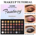 Professional Neutral Smokey Eyeshadow Makeup Palette, Matte Shimmer Metallic Black Grey Dark Goth Eye Shadows for Halloween, Pigmented Warm Smoky