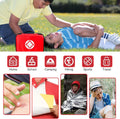 Travel-First Aid-Kit Car-Home 300PCS Survival-Kit Outdoor-Adventure - Small Portable Red Emergency Essential Sets Office Hiking Camping Business