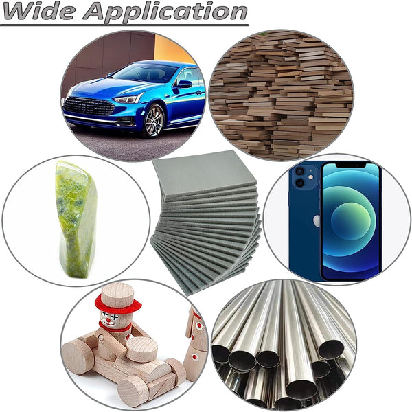20 Pcs 3 X 4 Inch 600 Grit Sanding Sponge Set, Ultra Fine Sanding Sponges Pads, Soft Foam Hand Sander Block Wet Dry Sandpaper for Model Drywall