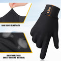 GXCROR Running Gloves Touchscreen Anti-Slip Gloves Lightweight Fleece Sports Gloves Warm Windproof Winter Glove Liner for Men and Women Outdoor