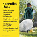 Glad Forceflex Tall Kitchen Trash Bags, 13 Gal, Gain Original with Febreze, 80 Ct (Pack May Vary)