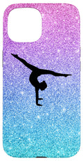 Cute Trendy Gymnastics Gift for Girls Teens and Women Case for iPhone 15