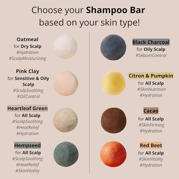 All-In-One Cacao Shampoo Bar for Every Hair Type & Skin Types, Cruelty-Free, Vegan, Natural Ingredients Handmade with No Plastic, Eco-Friendly &