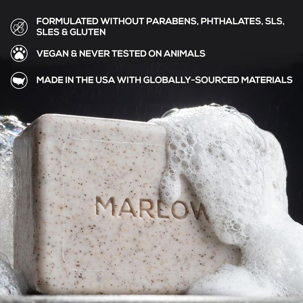 No. 102 Men'S Body Scrub Soap 7Oz (Variety Trio) Best Exfoliating Body Soap Bars for Men, Made with Natural Ingredients, Green Tea Extract,