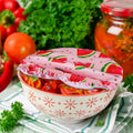 20 Pieces Summer Style Bowl Covers Reusable Fabric Stretch Cloth Covers Storage Elastic Dish Container Lids for Bowls Fruit Food Kitchen, Multiple