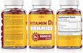 NEW AGE Vitamin D3 5000 IU 125mcg Gummies - Immune Supplement - Non-GMO, Gluten-Free, Dairy-Free, No Gelatin (120 Gummies (Pack of 2))