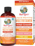 Maryruth'S Liquid Multivitamin + Hair Growth | Biotin 10000Mcg | Lustriva Hair Growth Supplement | Clinically Tested in Women for Thicker Hair &