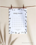 Habit Tracker Calendar - Made in USA, Designed by Local Artist, Motivational 30 day monthly challenge - Tool and gift for Productivity,
