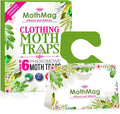 Mothmag Moth Traps for Clothes, Closets, Fabrics, and Carpets, Clothing Moth Traps, Clothes Moth Traps, Closet Moth Traps, Moth Pheromone Traps,