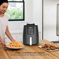 Ninja Air Fryer, Roast, Bake, Air Fry, Roast, Broil, Reheats, & Dehydrates, 4-In-1, Fries, Frozen Food, Veggies, and Juicy Meat, Less Oil, Easy