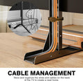 TAVR Universal Table Top TV Stand Base TV Legs for Most 22 32 37 40 42 47 50 55 65 LCD LED Plasma Flat Screen Tvs, Height Adjustable Leg TV