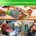 Level 9 Cut Resistant Kitchen Glove,Food Grade,Machine Washable,Stainless Steel Wire Metal Mesh Safety Work Glove for Mandolin,Meat Cutting,Oyster