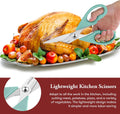 Kitchen Shears, Ibayam Kitchen Scissors All Purpose Heavy Duty Meat Poultry Shears, Dishwasher Safe Food Cooking Stainless Steel Utility Scissors,
