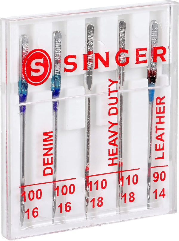 Singer 04801 Universal Heavy Duty Sewing Machine Needles, 5-Count
