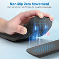 MEKASS Ergonomic Wrist Rest for Keyboard and Mouse, Soft Memory Foam Keyboard Wrist Rest Set with Non-Slip Silicone Base, Easy Typing, Pain