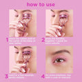 Real Techniques Miracle Eyelash Curler, Gentle Lash Tool for Lifted Lashes, Use with Mascara for Extra Volume, Travel-Size Lash Curler, Comfort