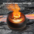 Essential Oil Diffuser, Volcano Fire Flame Aromatherapy Diffuser, 360Ml Ultrasonic Cool Mist Humidifier, Scent Aroma Diffuser with 7 Colors Light,