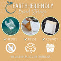 Nectar & Nest Reusable Bread Bags for Homemade Bread (2 Pack) - XL Cotton Beeswax Bags, Sourdough Bag, Beeswax Bag, Sourdough Storage