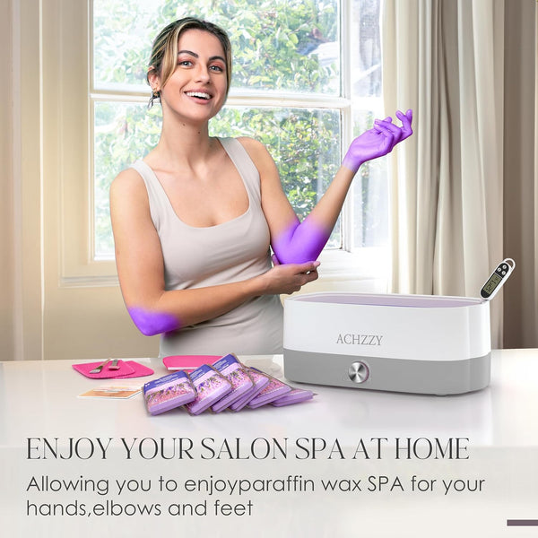 Paraffin Wax Machine for Hands and Feet, 4000Ml Paraffin Bath, Paraffin Wax Warmer with Refills, Nourishing and Moisturizing, Professional-Grade