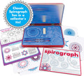 Spirograph Design Set Collectors Tin â Arts and Crafts, Kids Toys, Art Supplies, Craft Supplies, Drawing Kit, Spiral Art, Classic Gear Design Kit,