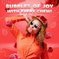 Gumballs for Gumball Machine - Berry Mix 1 Inch Bubble Gum Balls Bulk - Gumball Machine Refills - Chewing Gum - 2.4 Pound - 136Pcs King Gumballs Bulk