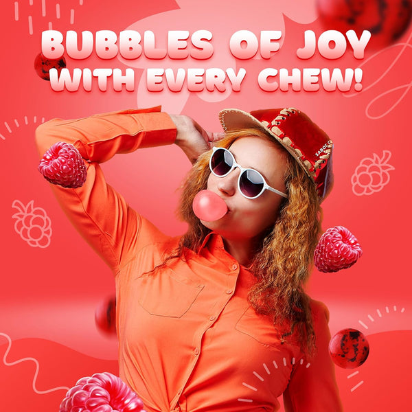 Gumballs for Gumball Machine - Berry Mix 1 Inch Bubble Gum Balls Bulk - Gumball Machine Refills - Chewing Gum - 2.4 Pound - 136Pcs King Gumballs Bulk