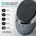 COSLUS Facial Cleansing Brush Face Scrubber : Portable Silicone Waterproof Rechargeable Face Wash Brush, 5 Cleansing Modes, Electric Deep Cleaning