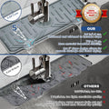 BFONS Silicone Faucet Handle Drip Catcher Drying Tray Mat Dish Soap Sponge Holder Accessories Gadgets for Kitchen Counter Bathroom Kitchen Sink