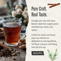 Numi Organic Rooibos Chai Tea, 18 Tea Bags, Red Tea with Cinnamon, Allspice & Ginger, Caffeine Free (Packaging May Vary)