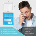 Clear C Eyelid Wipes Pre-Moistened for Dry Eyes â Rinse Free Eye Lid Cleaning Wipes â Individually Wrapped Travel Eye Wipes, 1 Box of 30