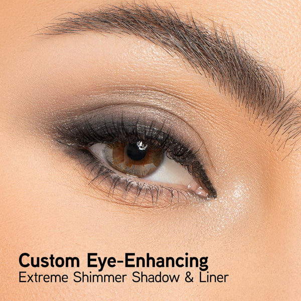 Physicians Formula Shimmer Strips Custom Eye-Enhancing Extreme Shimmer Shadow & Liner, Hypoallergenic Eyeshadow Palette with Reflective Liquid