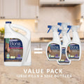 Bona Hardwood Floor Cleaner Refill - 128 Fl Oz - Lavender Thyme Scent - Residue-Free Floor Cleaning Solution Spray Mop and Spray Bottle Refill -
