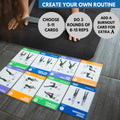 Arena Strength Workout Cards - Instructional Fitness Deck for Booty Band Workouts, Beginner Fitness Guide for Resistance Band Training Exercises