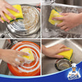 MR.SIGA Heavy Duty Scrub Sponge, 24 Count, Size:11 X 7 X 3Cm, 4.3" X 2.8" X 1.2