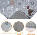 Mozin Washable Pee Pads for Dogs, 2 Pack Super Absorbent Dog Training Pads Leakproof Non-Slip Reusable Puppy Pads, Waterproof Whelping Pad for