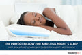 MODERNJOE'S Luxurious Queen Size Water Pillow (20X28), Adjustable Waterbase Pillow (Fiber Fill)
