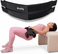 Hip Thrust Belt for Dumbbells Heavy, Kettlebells, Plates, Hip Thrust Band for Women/Men, Double Hook & Loop Booty Builder, Glute Workout Equipment