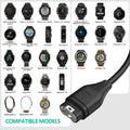 AWINNER Compatible for Garmin Watch Charger Cable (2 Pack)